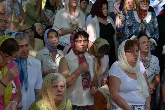 Liturghie arhierească la hramul Mănăstirii Bucium