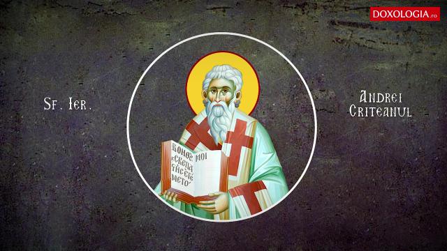 Troparul Sfântului Ierarh Andrei Criteanul, Arhiepiscopul Cretei