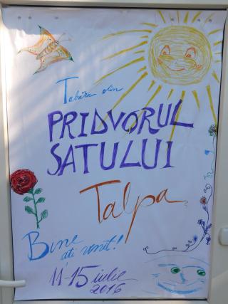 Prima tabără din Pridvorul Satului, prima bucurie pentru tinerii din Talpa