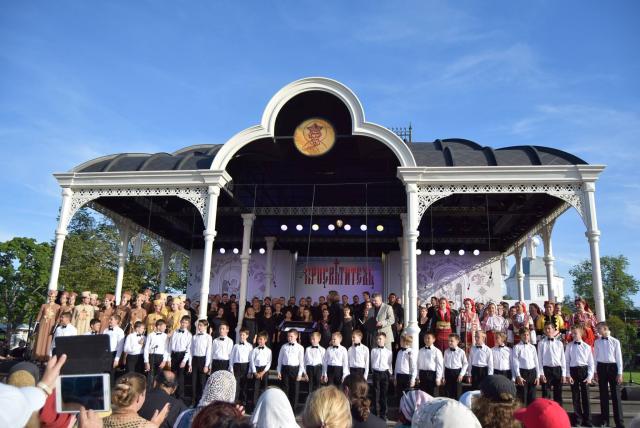 Corul Byzantion la Festivalul de la Mănăstirea Valaam, Rusia