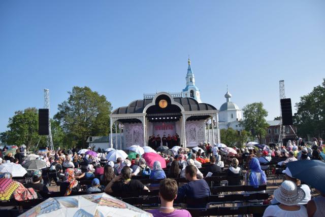 Corul Byzantion la Festivalul de la Mănăstirea Valaam, Rusia