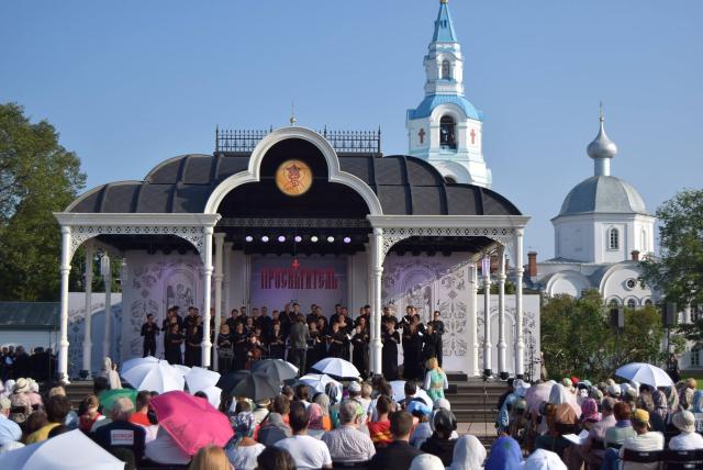 Corul Byzantion la Festivalul de la Mănăstirea Valaam, Rusia