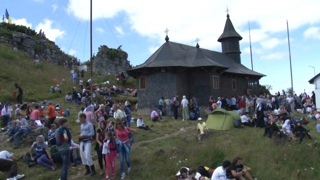 Hramul Mănăstirii de pe Muntele Ceahlău