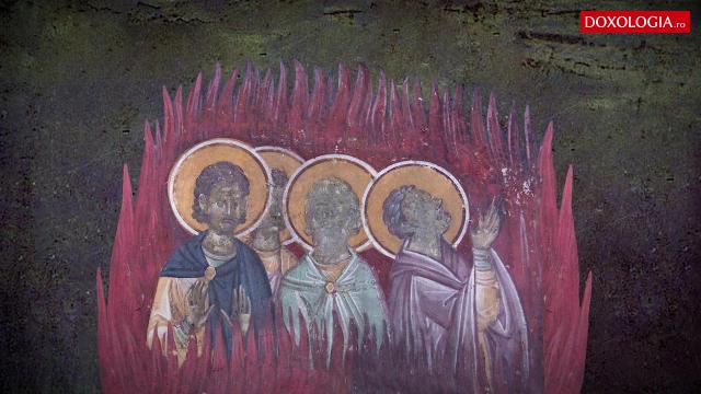 Troparul Sfinților Mucenici Agatonic, Teoprepie și Severian