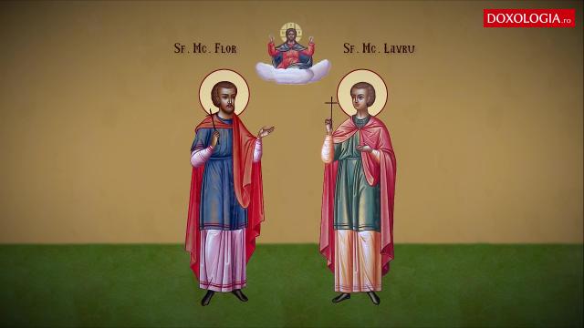 Troparul Sfinților Mucenici Flor și Lavru