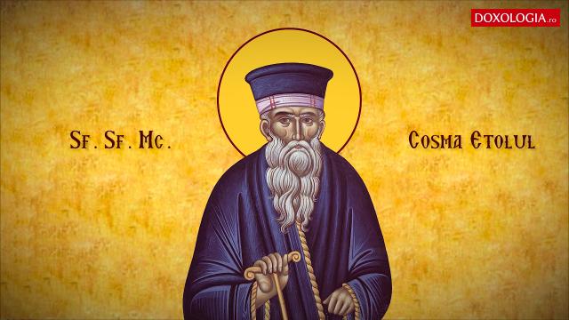 (Video) Troparul Sfântului Sfințit Mucenic Cosma Etolul