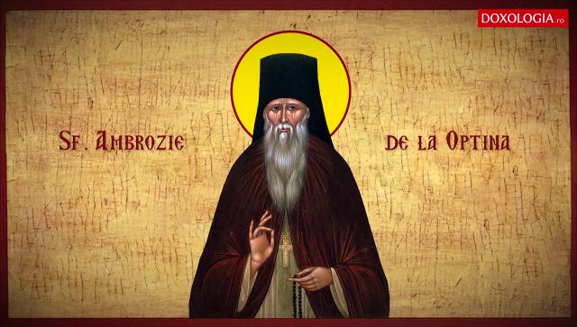 (Video) Troparul Sfântului Ambrozie de la Optina