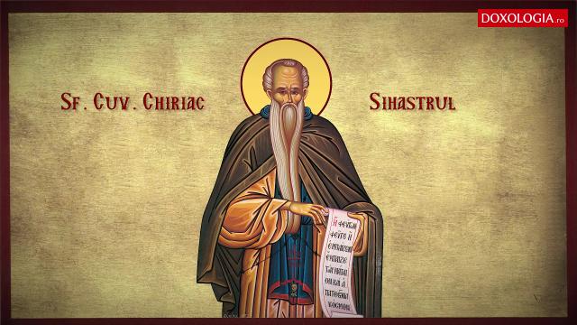 Troparul Sfântului Cuvios Chiriac Sihastrul