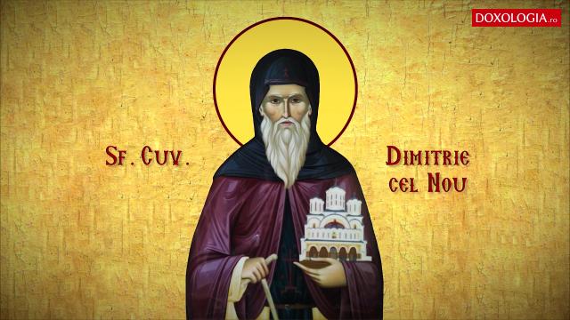 Troparul Sfântului Cuvios Dimitrie cel Nou, Ocrotitorul Bucureștilor