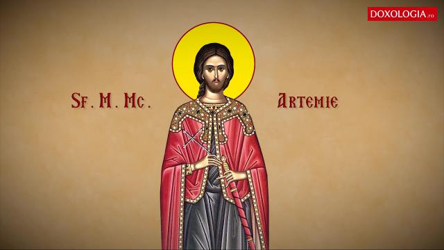 Troparul Sfântului Mare Mucenic Artemie