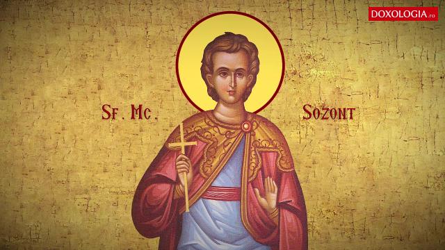 Troparul Sfântului Mucenic Sozont