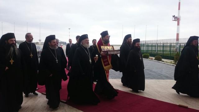 Moaștele Sfântului Arhidiacon Ștefan au ajuns la București