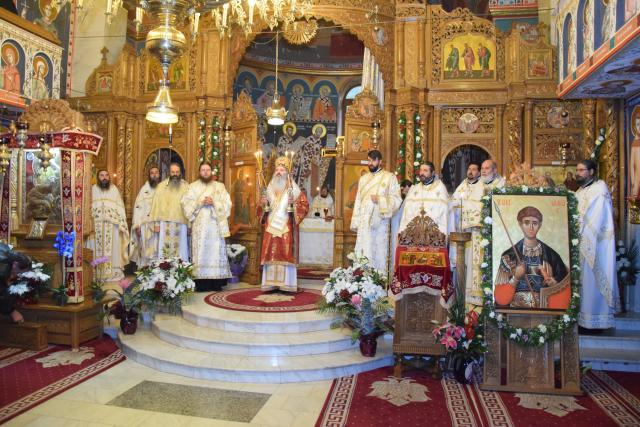 Sfântul Mare Mucenic Dimitrie, sărbătorit la Pângărați prin Liturghie arhierească