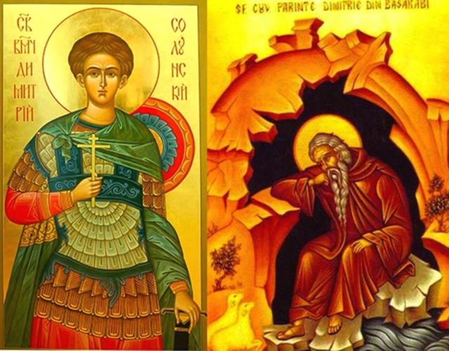 Sfântul Mare Mucenic Dimitrie și Sfântul Cuvios Dimitrie cel Nou