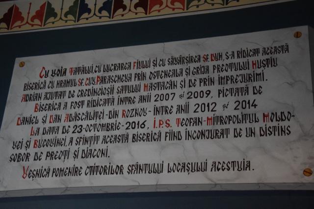 O nouă biserică închinată Sfintei Cuvioase Parascheva, sfințită de IPS Părinte Mitropolit Teofan