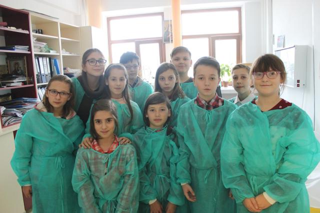 Mici observatori, viitori medici la Spitalul Providența