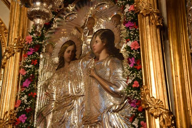 Sfinții Arhangheli, sărbătoriți prin Liturghie arhierească la Mănăstirea Agapia