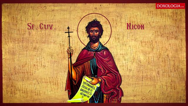 Troparul Sfântului Cuvios Nicon