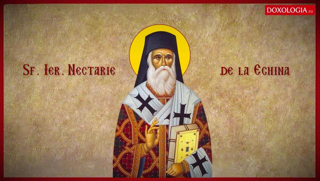Troparul Sfântului Ierarh Nectarie Taumaturgul de la Eghina
