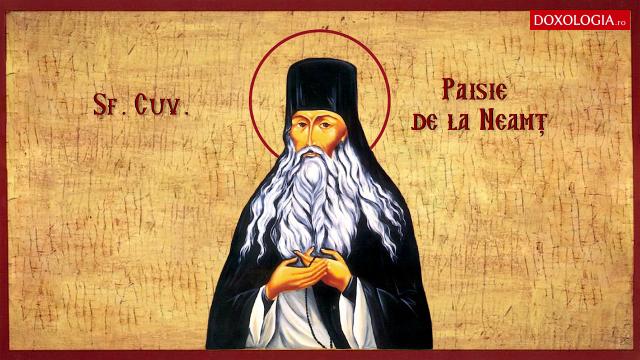 Troparul Sfântului Cuvios Paisie de la Neamț