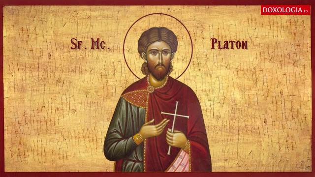 Troparul Sfinților Mucenici Platon, Roman și Zaheu