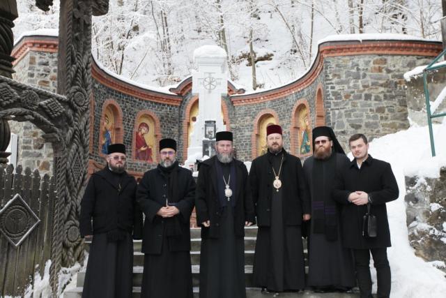 Noul Episcop al Maramureșului și Sătmarului a vizitat Mănăstirea Rohia
