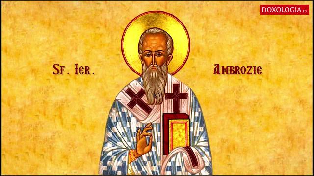 Troparul Sfântului Ierarh Ambrozie, Episcopul Mediolanului