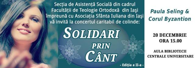 Concertul caritabil de colinde „Solidari prin cânt!“, la a II-a ediţie