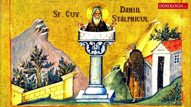 Troparul Sfântului Cuvios Daniil Stâlpnicul
