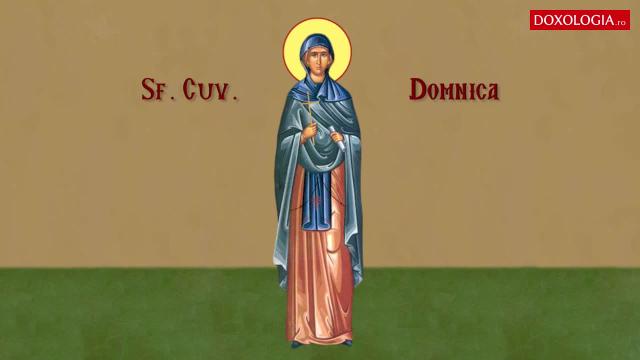 Troparul Sfintei Cuvioase Domnica