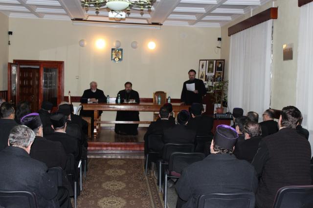 Şedinţa lunii decembrie cu preoţii din Protopopiatul Paşcani