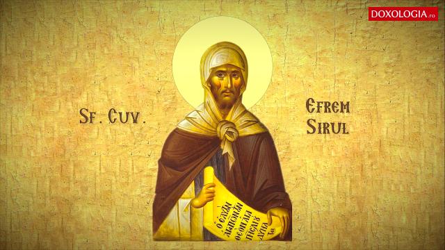 Troparul Sfântului Cuvios Efrem Sirul