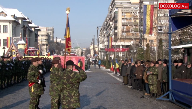 (Video) Sfințirea Drapelului de luptă al Brigăzii 15 mecanizate „Podu Înalt”