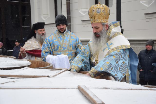 Sfințirea cea Mare a Apei la Catedrala mitropolitană din Iași