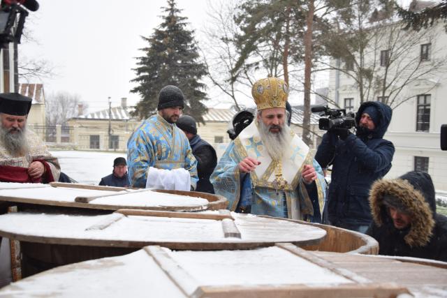 Sfințirea cea Mare a Apei la Catedrala mitropolitană din Iași
