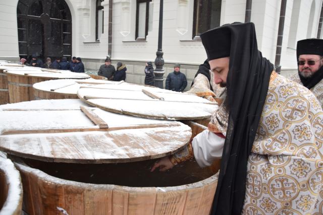 Sfințirea cea Mare a Apei la Catedrala mitropolitană din Iași