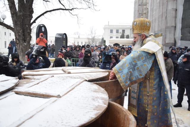 Sfințirea cea Mare a Apei la Catedrala mitropolitană din Iași