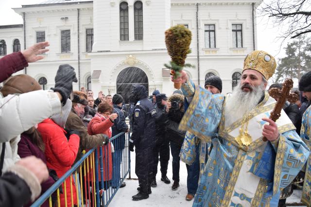 Sfințirea cea Mare a Apei la Catedrala mitropolitană din Iași