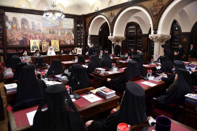 Sfântul Sinod al Bisericii Ortodoxe Române, reunit în şedinţă de lucru la Reşedinţa Patriarhală