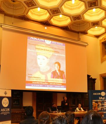 Conferință organizată de ASCOR Iași: „Maria Brâncoveanu, Doamnă a toată Ungrovlahia“