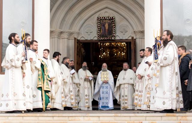 Hirotonii întru ieromonah și ierodiacon la hramul Mănăstirii Sihăstria Putnei