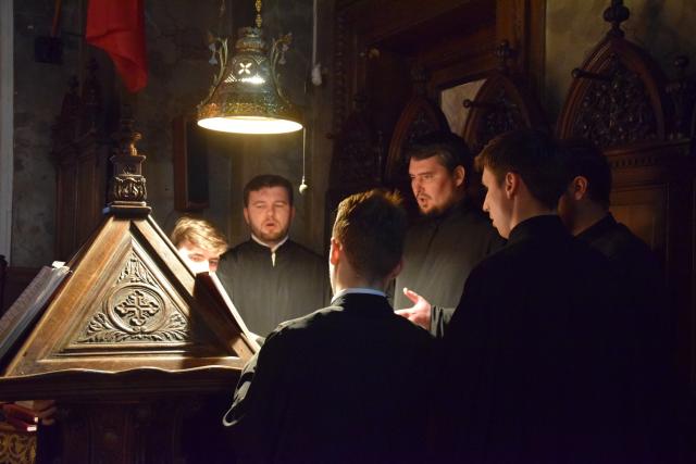 Liturghia Darurilor mai înainte sfinţite unită cu Vecernia, la Catedrala Mitropolitană din Iaşi