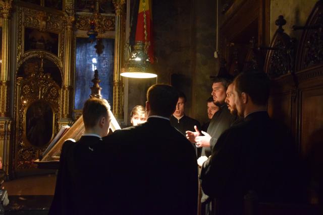 Liturghia Darurilor mai înainte sfinţite unită cu Vecernia, la Catedrala Mitropolitană din Iaşi