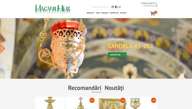 Magazinul Mitropoliei Moldovei și Bucovinei vă așteaptă pe noul site