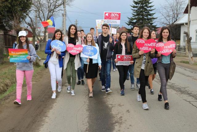 „Marșul pentru viață”, la Vicovu de Sus