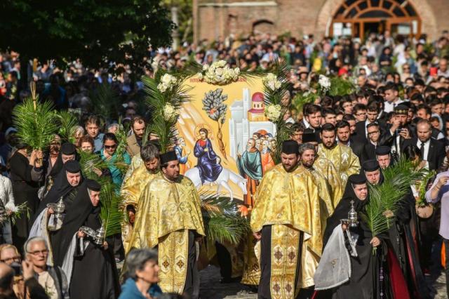 Tradiţionalul pelerinaj de Florii, organizat la Bucureşti