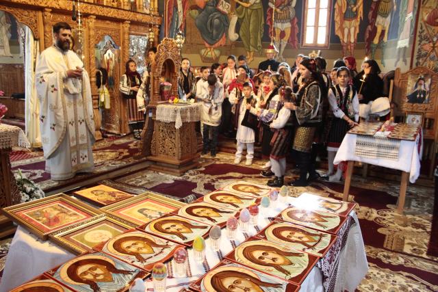 Bucuria Învierii Domnului mărturisită de copiii din Boboieşti