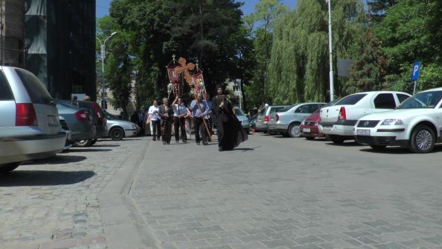 Ocrotitorul Sucevei, sărbătorit prin Liturghie arhierească și procesiune