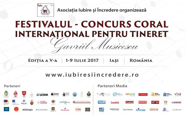 Începe a V-a ediție a Festivalului – Concurs Coral Internațional pentru Tineret Gavriil Musicescu