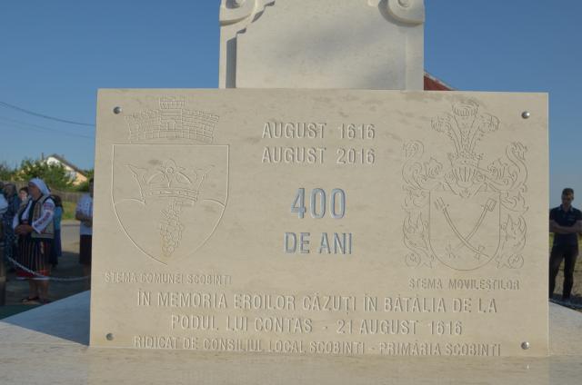 Troiţă ridicată în memoria eroilor la Scobinţi, sfințită de IPS Mitropolit Teofan
